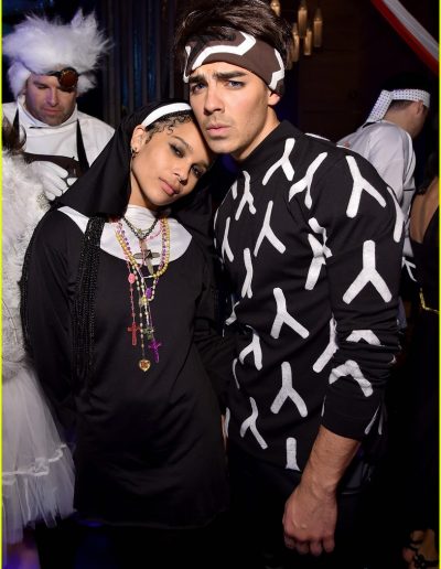 Zoe Kravitz and Joe Jonas - Heidi Klum's 15th Annual Halloween Party